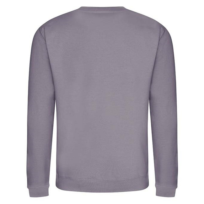 Dusky Lilac - Back - AWDis Adults Unisex Just Hoods Sweatshirt