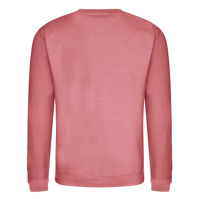 Dusty Rose - Back - AWDis Adults Unisex Just Hoods Sweatshirt