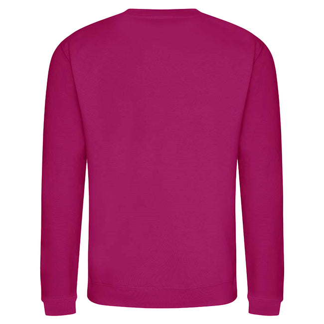 Festival Fuchsia - Back - AWDis Adults Unisex Just Hoods Sweatshirt