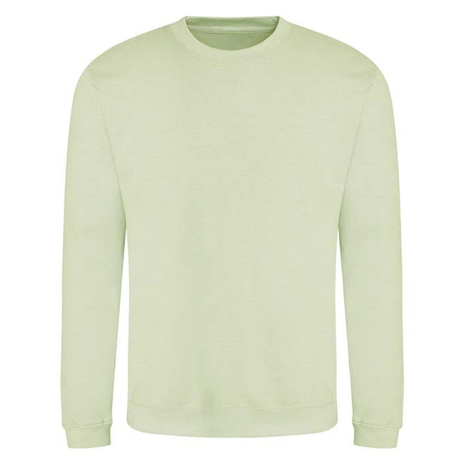 Pistachio - Front - AWDis Adults Unisex Just Hoods Sweatshirt