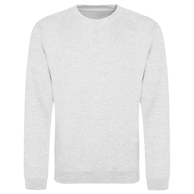 Ash - Front - AWDis Adults Unisex Just Hoods Sweatshirt