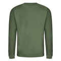 Earthy Green - Back - AWDis Adults Unisex Just Hoods Sweatshirt