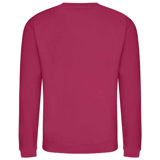 Cranberry - Back - AWDis Adults Unisex Just Hoods Sweatshirt