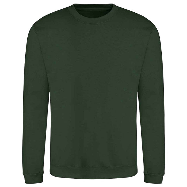Forest Green - Front - AWDis Adults Unisex Just Hoods Sweatshirt
