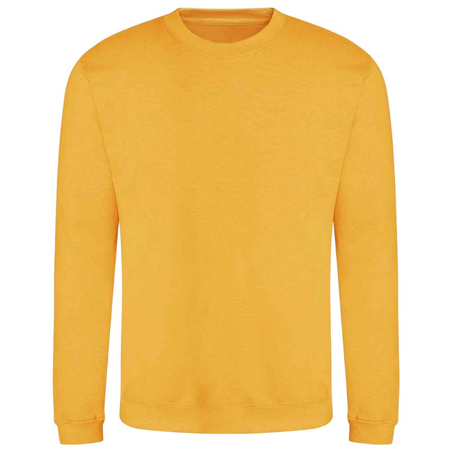 Gold - Front - AWDis Adults Unisex Just Hoods Sweatshirt