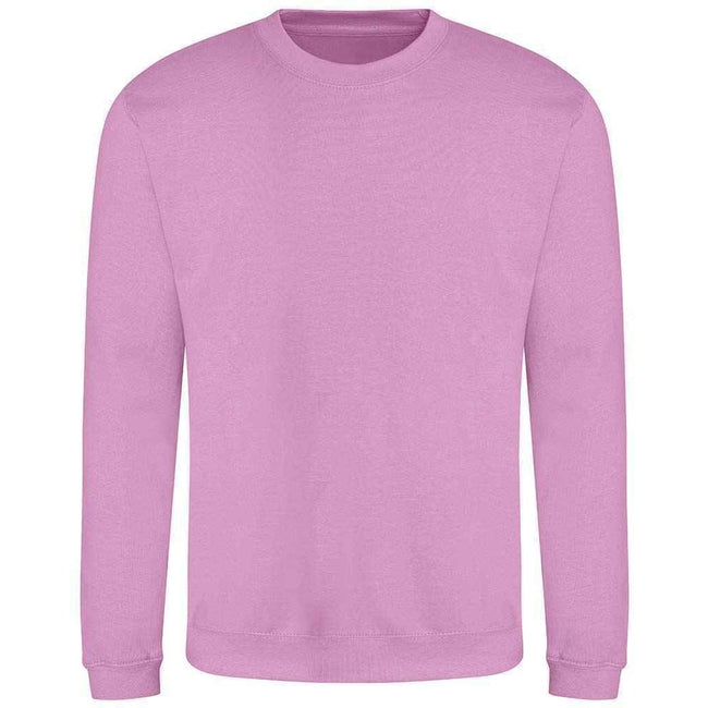 Lavender - Front - AWDis Adults Unisex Just Hoods Sweatshirt
