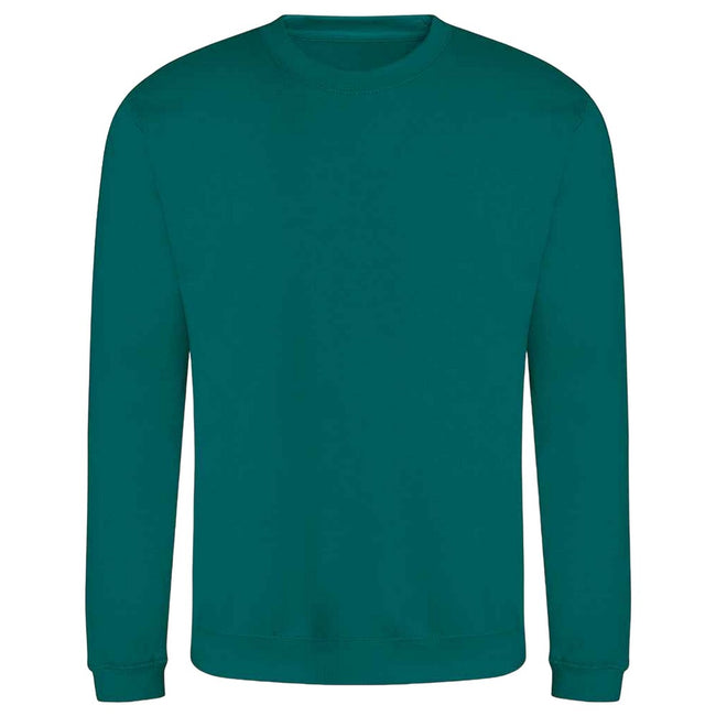 Jade - Front - AWDis Adults Unisex Just Hoods Sweatshirt