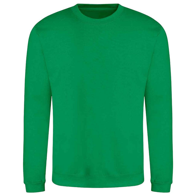 Kelly Green - Front - AWDis Adults Unisex Just Hoods Sweatshirt