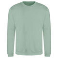 Dusty Green - Front - AWDis Adults Unisex Just Hoods Sweatshirt
