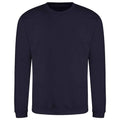 New French Navy - Front - AWDis Adults Unisex Just Hoods Sweatshirt