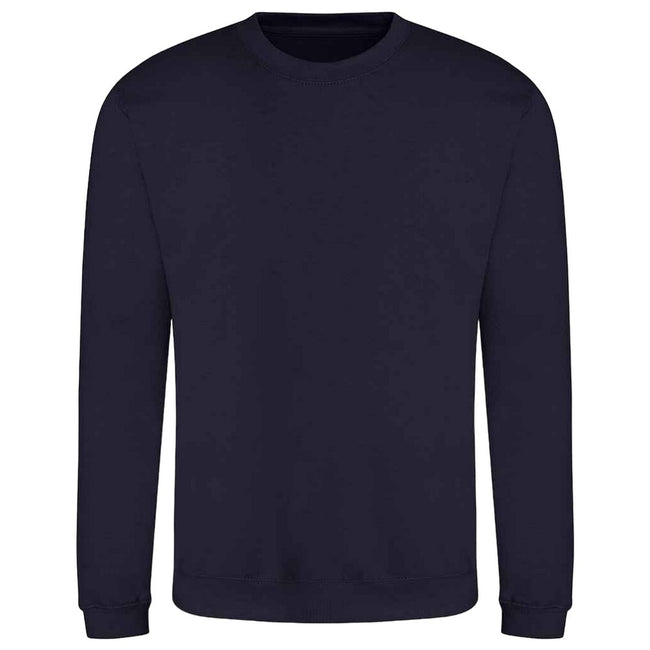 New French Navy - Front - AWDis Adults Unisex Just Hoods Sweatshirt