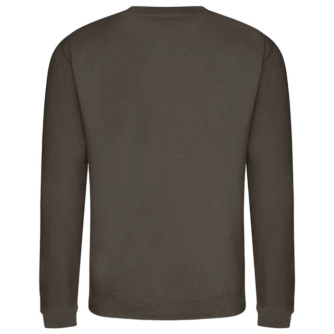Olive Green - Back - AWDis Adults Unisex Just Hoods Sweatshirt