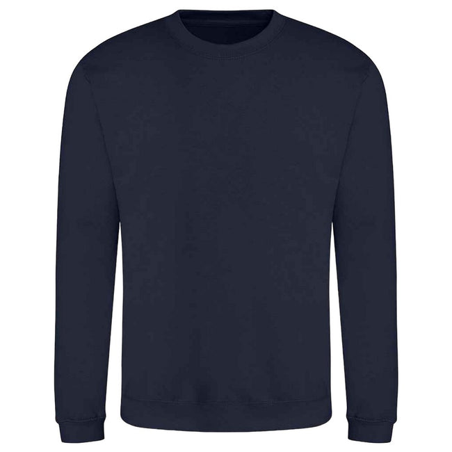 Oxford Navy - Front - AWDis Adults Unisex Just Hoods Sweatshirt