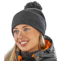Grey - Side - Result Core Pom Pom Beanie