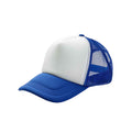 Royal Blue-White - Side - Result Core Half Mesh Truckers Cap