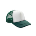 Bottle Green-White - Front - Result Core Half Mesh Truckers Cap
