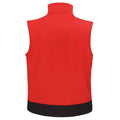 Red-Black - Back - Result Mens Soft Shell Bodywarmer