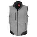 Workguard Grey-Black - Front - Result Mens Soft Shell Bodywarmer