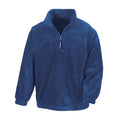 Royal Blue - Front - Result Adults Unisex Polartherm Zip Neck Fleece
