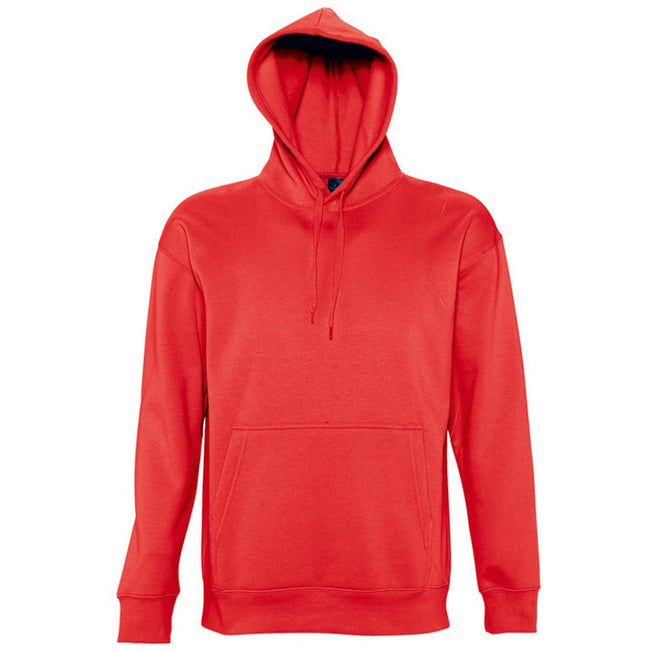 Red - Front - SOLS Slam Unisex Hooded Sweatshirt - Hoodie