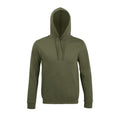 Dark Green - Front - SOLS Snake Unisex Hooded Sweatshirt - Hoodie