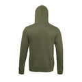 Dark Green - Back - SOLS Snake Unisex Hooded Sweatshirt - Hoodie