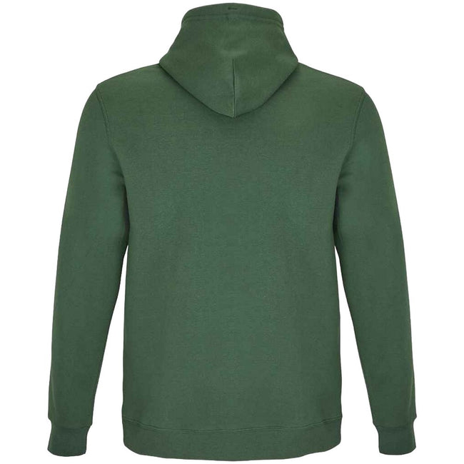 Bottle Green - Back - SOLS Snake Unisex Hooded Sweatshirt - Hoodie