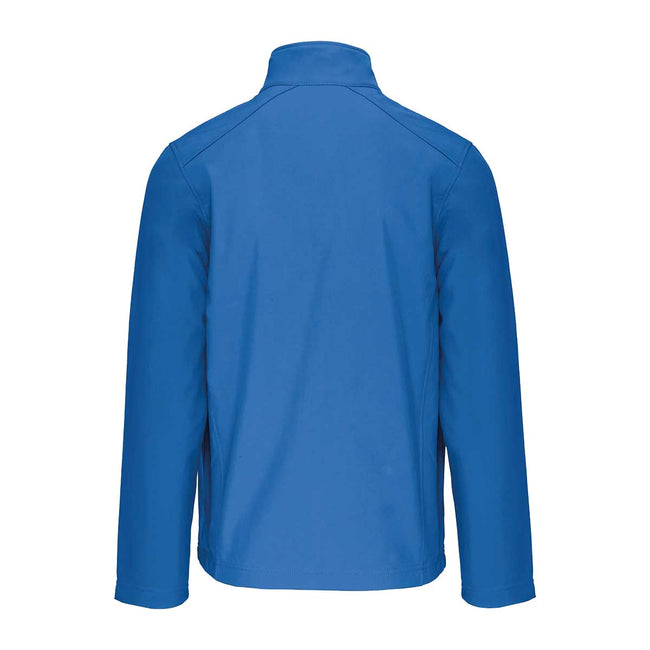 Aqua - Back - Kariban Mens Soft Shell Jacket