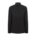 Black - Front - Henbury Womens-Ladies Modern Long Sleeve Oxford Shirt