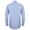 Blue - Back - Henbury Mens Modern Long Sleeve Oxford Shirt
