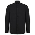 Black - Front - Henbury Mens Modern Long Sleeve Oxford Shirt