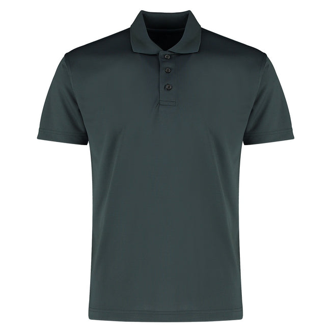 Graphite Grey - Front - Kustom Kit Mens Cooltex Plus Micro Mesh Polo Shirt