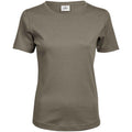 Clay - Front - Tee Jays Womens-Ladies Interlock T-Shirt