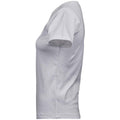 White - Side - Tee Jays Womens-Ladies Interlock T-Shirt