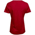 Red - Back - Tee Jays Womens-Ladies Interlock T-Shirt