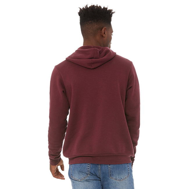 Maroon - Pack Shot - Bella + Canvas Adults Unisex Pullover Hoodie