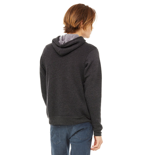 Dark Grey Heather - Pack Shot - Bella + Canvas Adults Unisex Pullover Hoodie