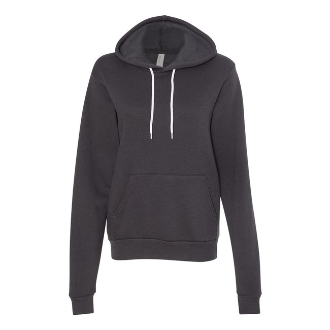 Dark Grey - Front - Bella + Canvas Adults Unisex Pullover Hoodie