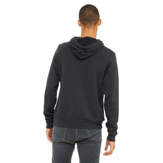 Dark Grey - Lifestyle - Bella + Canvas Adults Unisex Pullover Hoodie