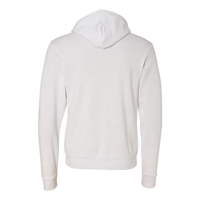 White - Back - Bella + Canvas Adults Unisex Pullover Hoodie