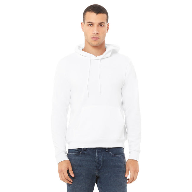 White - Side - Bella + Canvas Adults Unisex Pullover Hoodie