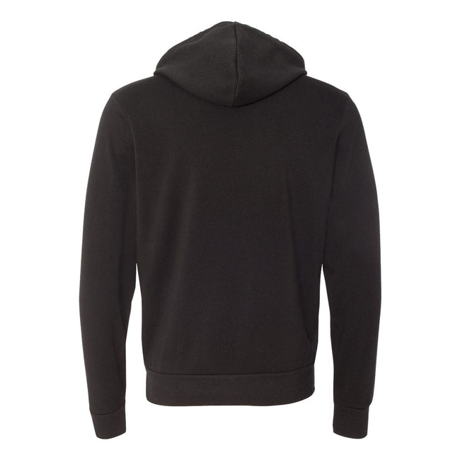 Black - Back - Bella + Canvas Adults Unisex Pullover Hoodie