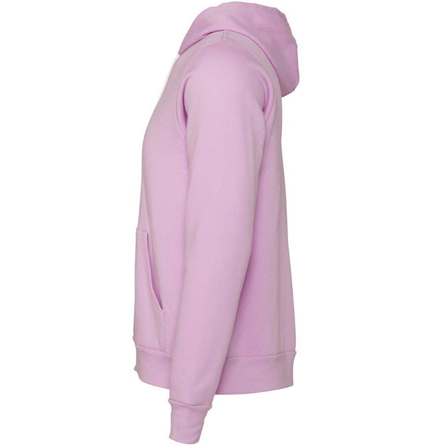 Lilac - Side - Bella + Canvas Adults Unisex Pullover Hoodie