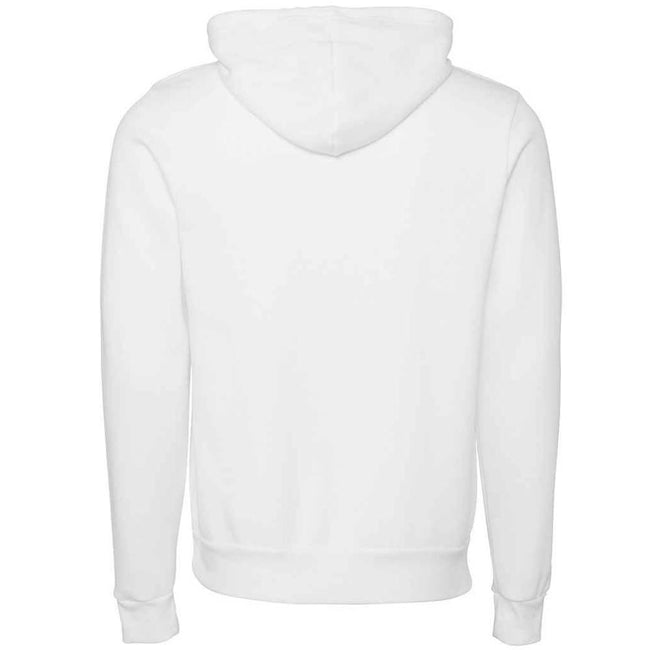 DTG White - Back - Bella + Canvas Adults Unisex Pullover Hoodie