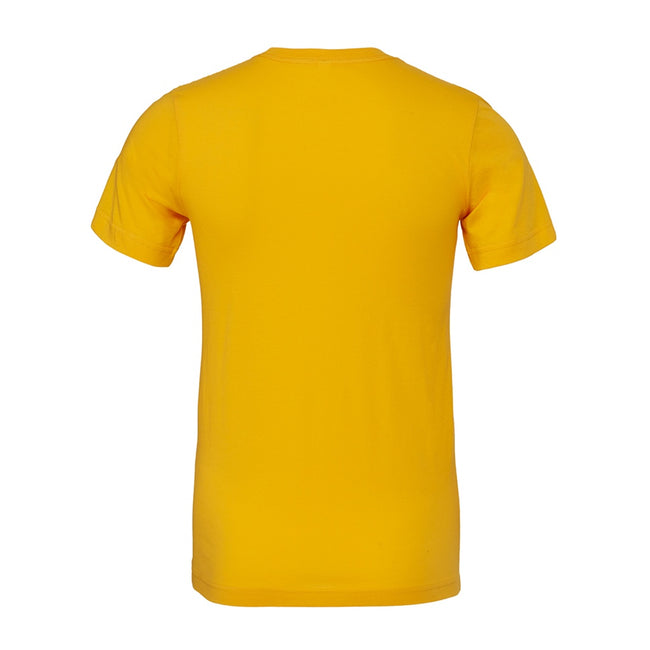 Gold - Back - Bella + Canvas Adults Unisex Crew Neck T-Shirt