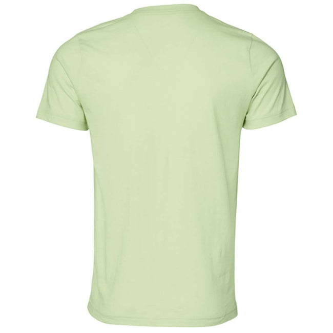 Spring Green - Back - Bella + Canvas Adults Unisex Crew Neck T-Shirt