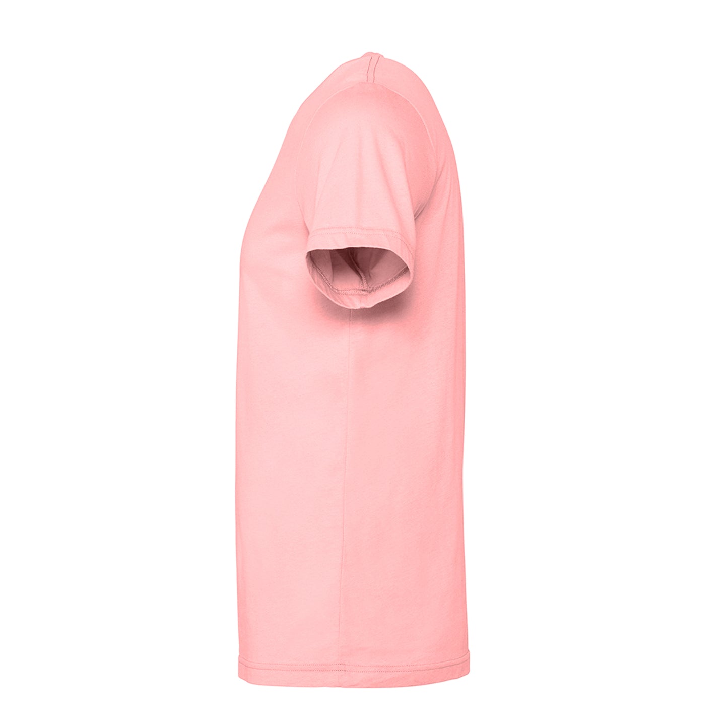 Pink - Close up - Bella + Canvas Adults Unisex Crew Neck T-Shirt