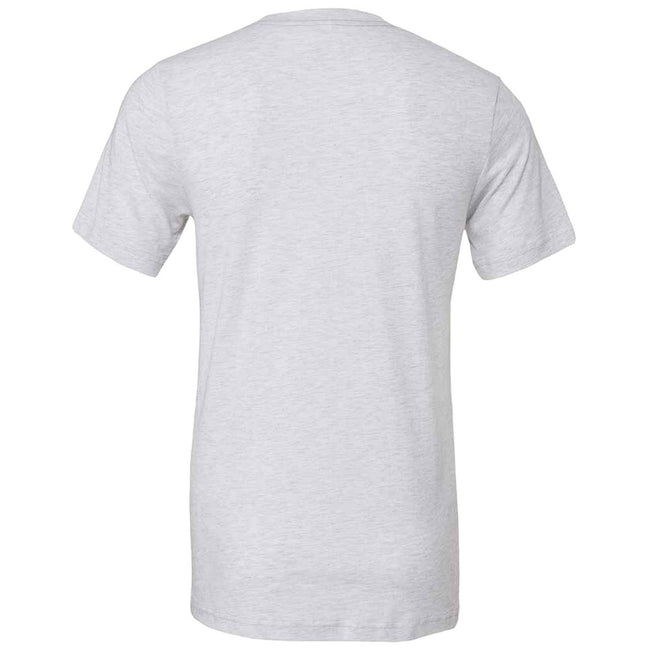 White Fleck - Back - Bella + Canvas Adults Unisex Tri-Blend T-Shirt