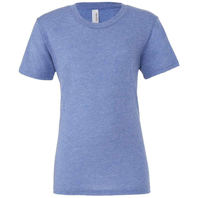 Blue - Front - Bella + Canvas Adults Unisex Tri-Blend T-Shirt