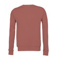 Mauve - Front - Bella + Canvas Adults Unisex Drop Shoulder Sweatshirt